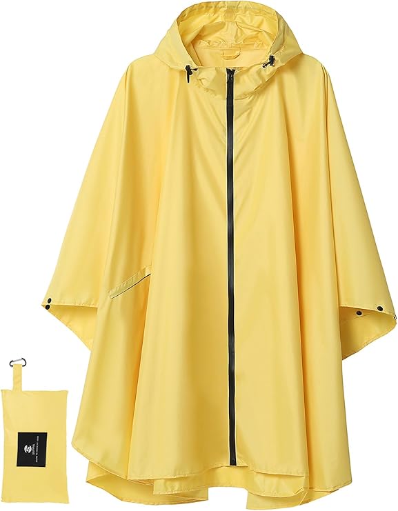 SaphiRose Unisex Rain Poncho