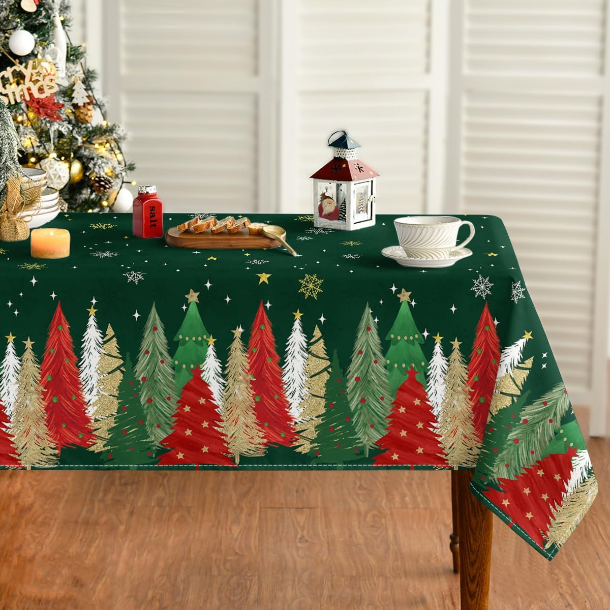 Horaldaily Christmas Tablecloth Rectangular