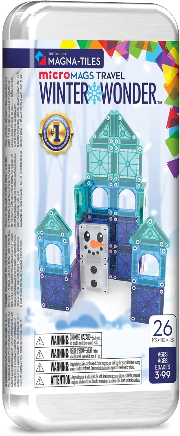 MAGNA-TILES microMAGS Winter Wonder Travel Set