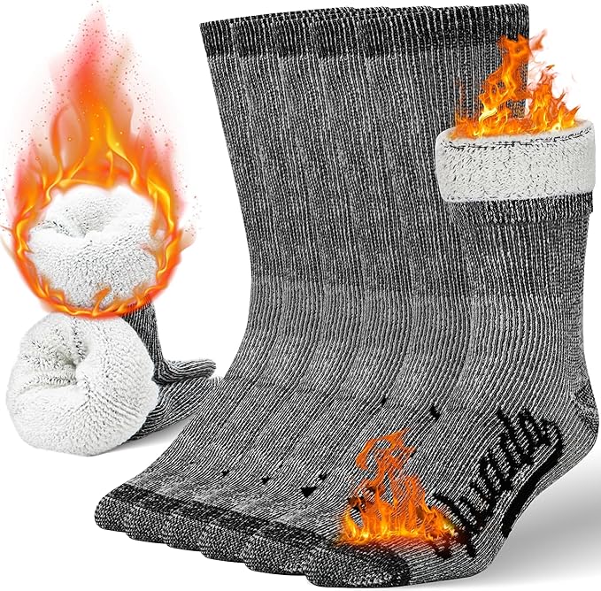 Alvada Merino Wool Hiking Socks Thermal Warm