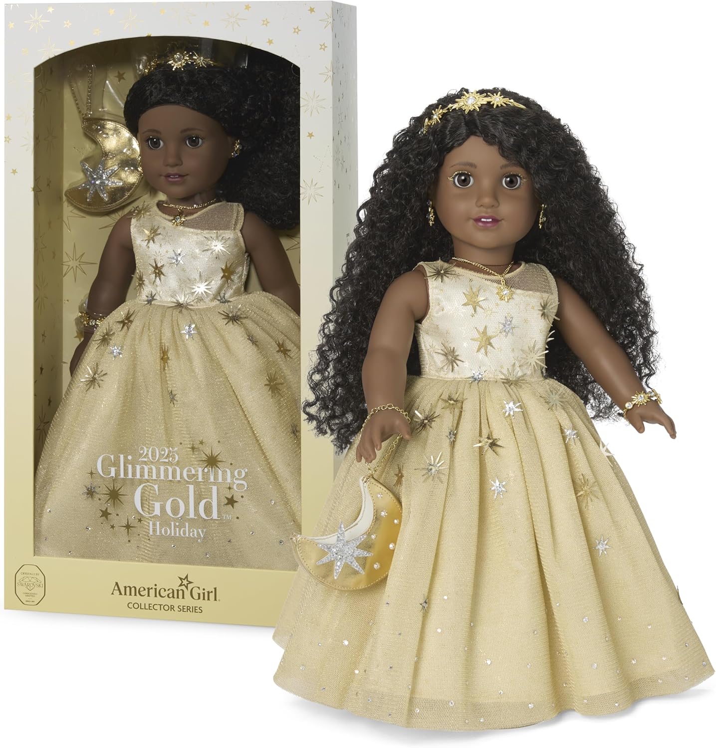 American Girl Glimmering Gold Holiday Collector Doll