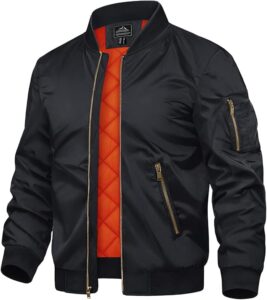 TACVASEN Men's Jackets-Bomber Jacket