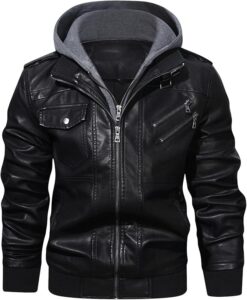 HOOD CREW Men’s Casual Bomber Jacket