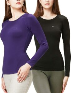 Women's 2 Pack Thermal Long Sleeve Shirts