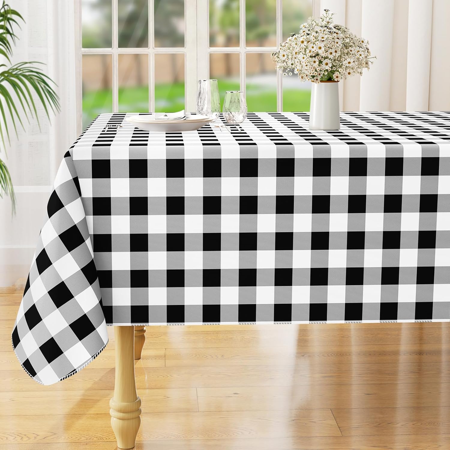 misaya Rectangle Waterproof Vinyl Table Cloth