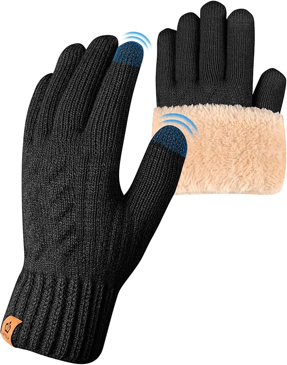 Thermal Winter Gloves-Fleece Lining Touch Screen