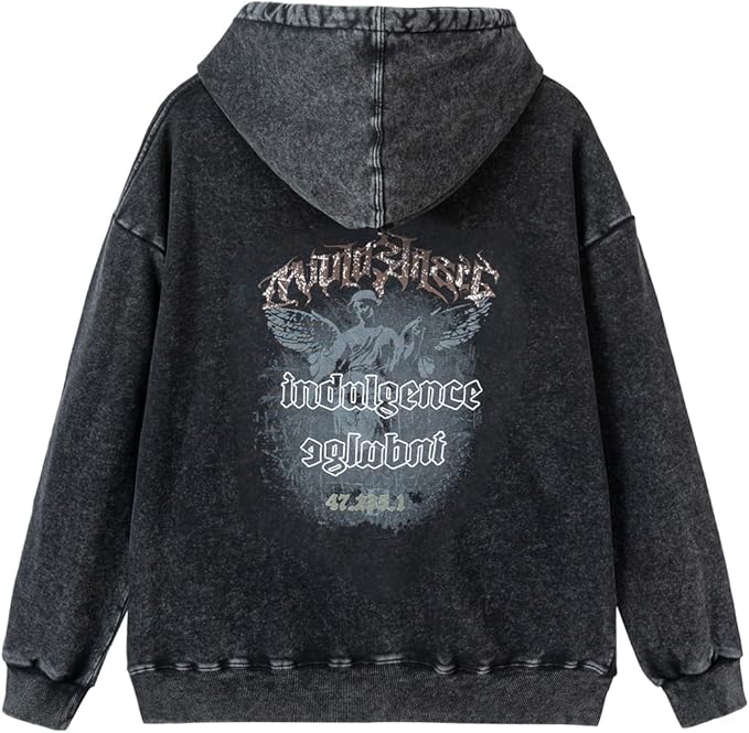 Acid Wash Hoodie Oversized Unisex Hoodies