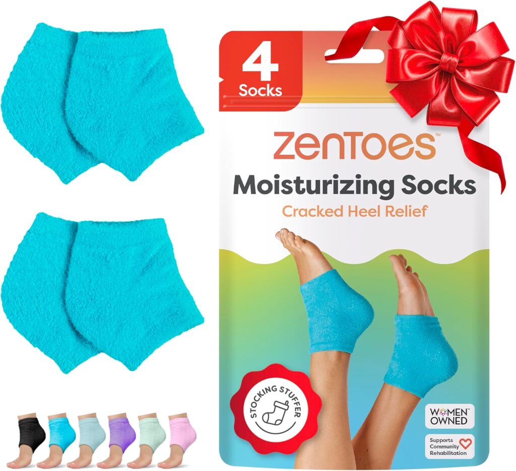 ZenToes Moisturizing Socks for Cracked Heel Treatment