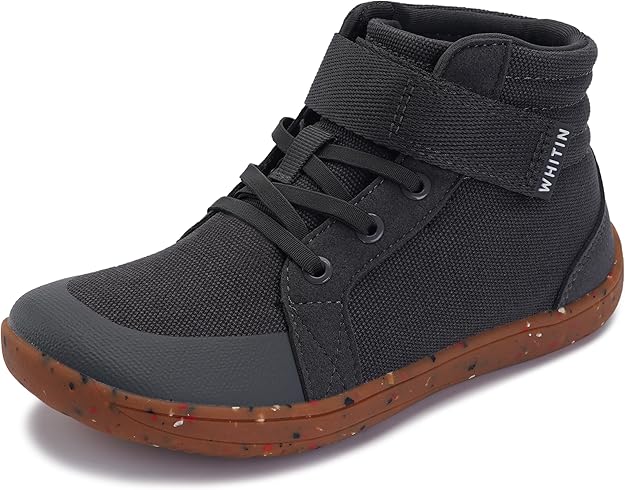 WHITIN Kid Wide High Top Barefoot Shoes