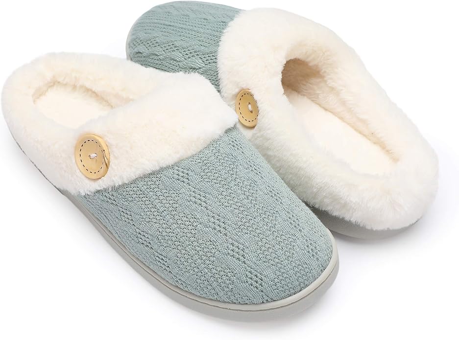 Womens Slipper Warm Comfy Memory Foam