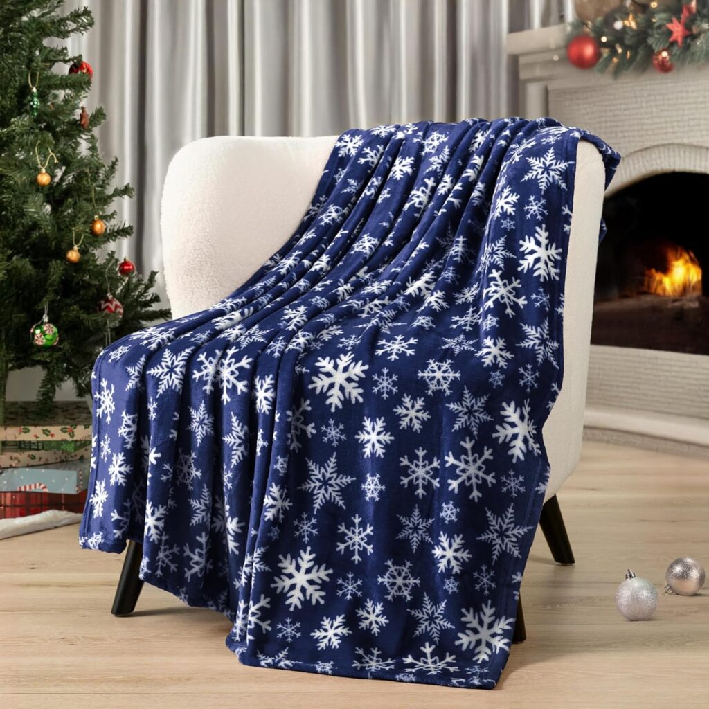 PAVILIA Christmas Throw Blanket