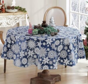 Newbridge Christmas Navy Winter Snowflake